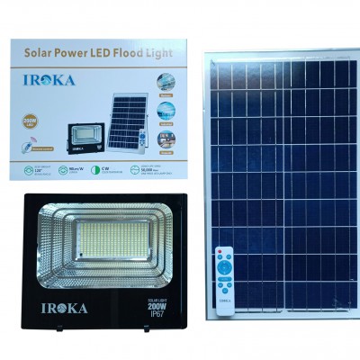 Solar Light IROKA 200W – tích hợp pin xạc