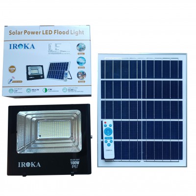 Solar Light IROKA 100W – tích hợp pin xạc