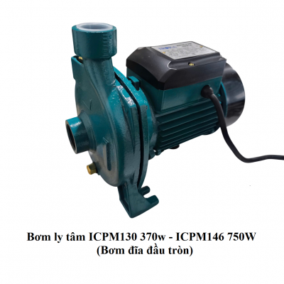 Bơm ly tâm ICPM130 370w (Bơm đĩa đầu tròn)