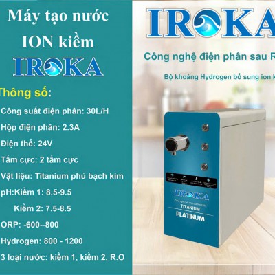 Máy chuyển đổi nước ion kiềm IROKA